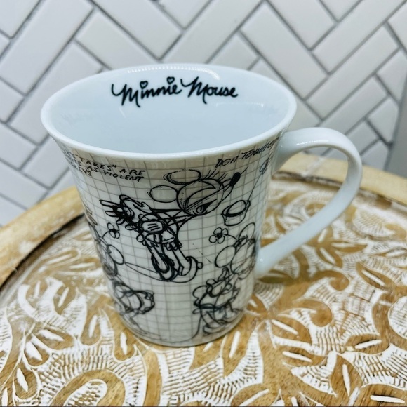 Disney Sketch Book Minnie Mouse Coffee Cup Mug 2008 - Picture 1 of 7